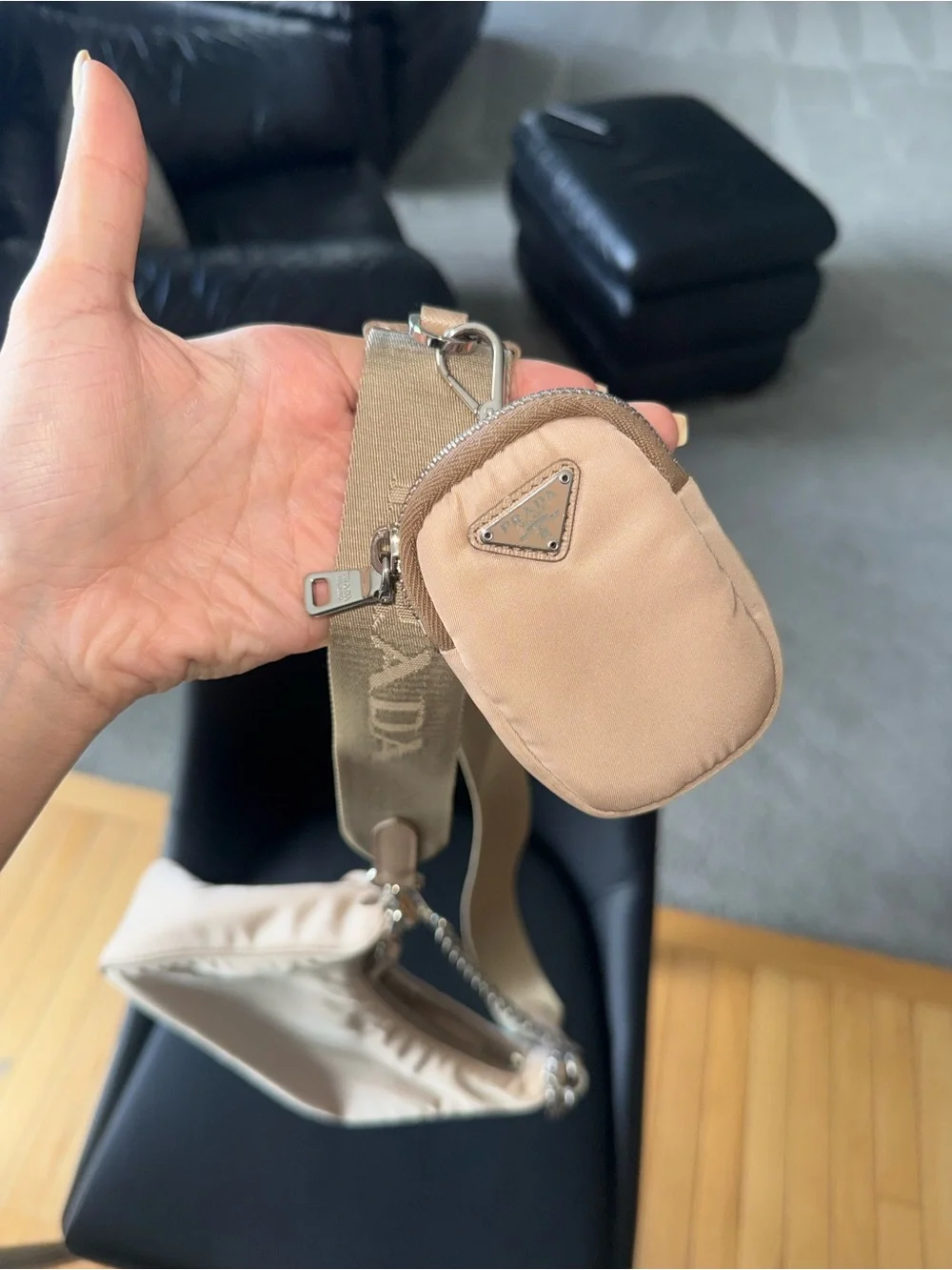 Prada nylon shoulder